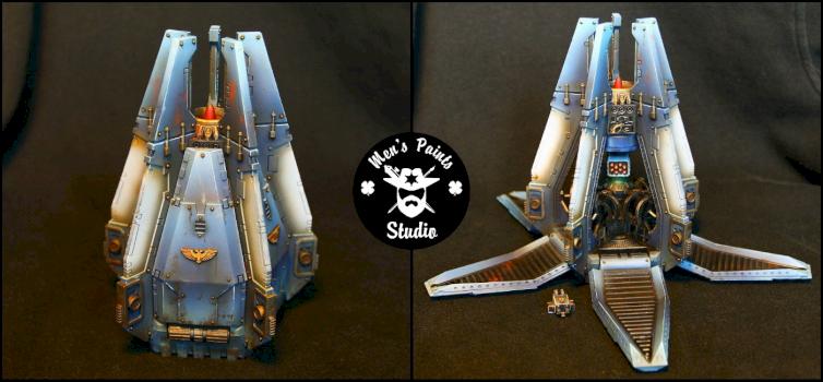 Space Marines Drop Pod by Mens Paints Studio