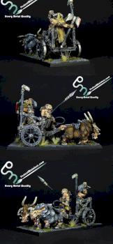Beastmen Tuskgor Chariot by perfectminiaturecom