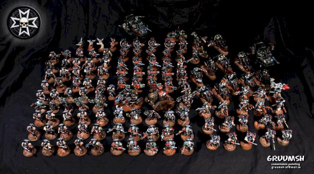 Black templars army by Gruumsh