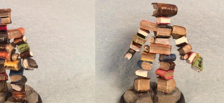 Book Golem (from Black Cat bases) by Byteknight