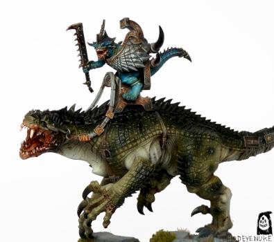 Lizardmen Carnosaur by ThirdEyeNuke