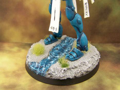 Eldar Wraithlord's Base by Battlegrounds Wargaming