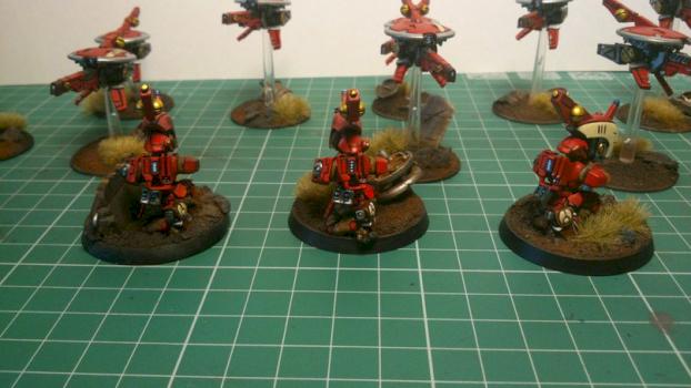 Tau Sniper Drone Team 3 by fenrirfrozen