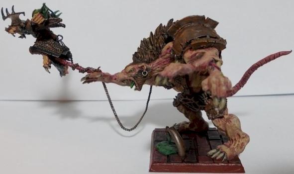 Skaven Warlord on Bonebreaker by danbob87