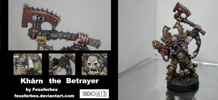 Kharn the Betrayer by fesoferbex