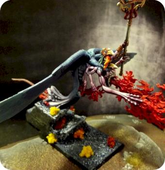 gleetch , Greater Daemon of Tzeentch by garathiel