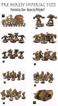 Pre Heresy Imperial Fists Army by StudioSkull