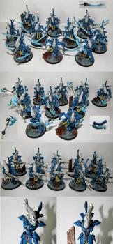 Eldar Alaitoc Wraithblades / Wraithguard by Munigrot