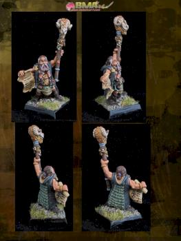 Odum Rumblebeard, Dwarf Wizard by belminiart