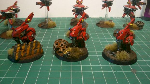 Tau Sniper Drone Team 2 by fenrirfrozen