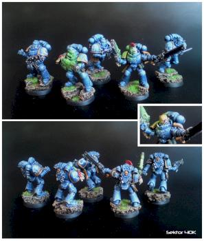 Space Marines Combat Squad by Maximus psg
