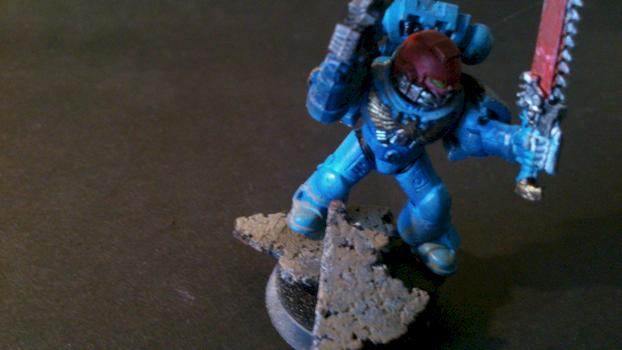 ultra Marine seregant by WargamingPaintingPL
