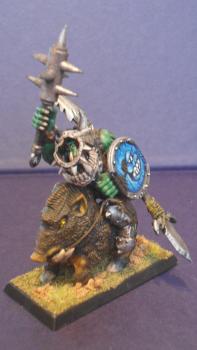 Orc warlord on a boar by tubbett