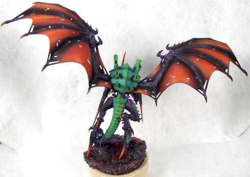 Swooping hive tyrant by Artiviks