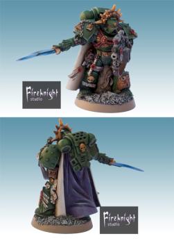 SPACE MARINES CHAPTER MASTER DARK ANGELS by Fireknight