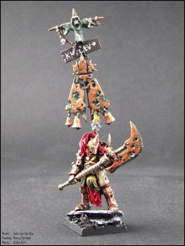 Nurgle banner bearer by Voltar the mighty