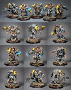 Space Wolves Terminator Squad by Grimvar