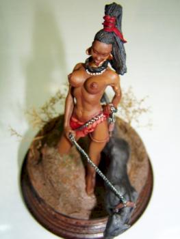 AFRICAN LADY by jim modelart