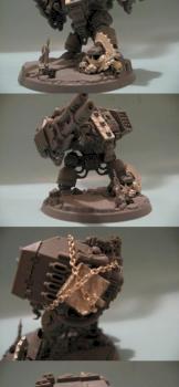 Grey Knight Dreadnought - simple conversion by Voltron