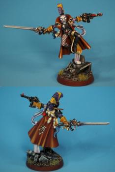 ELDAR Harlequin Death Jester by a vince