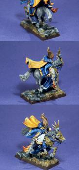 High Elf Mage on elven Steed by MantraStudio