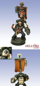 Black Templar Veteran Sergeant by hellfire studio
