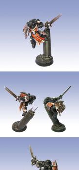 Black Templar Company Champion by hellfire studio