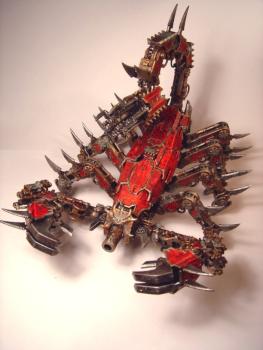 Brass Scorpion front view by megamat008