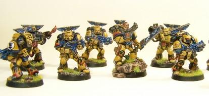 LoD/Imperial Fist Tac. Squad by Damned Fist