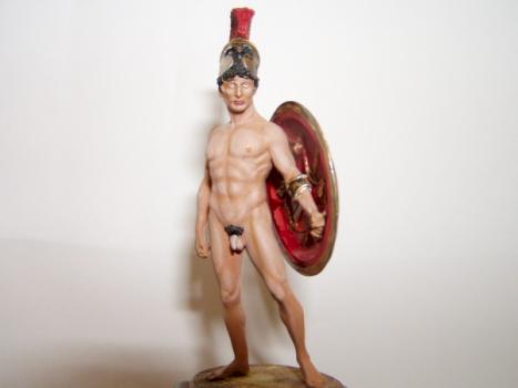 GREEK HOPLITE 480B.C by jim modelart