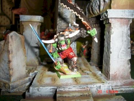 Converted Orc Warboss from GW parts by lemmor76