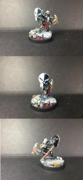 Lost Tales of Malal; Kaleb Daark Warlord on foot by Kaleb Daark