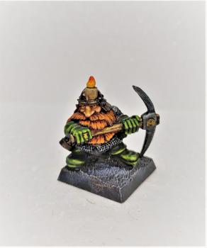 Dwarf miner by Curunnir