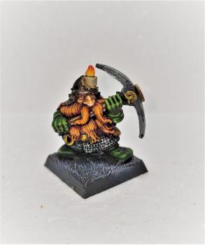 Dwarf miner by Curunnir