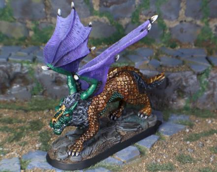 lion dragon by mikecarrero
