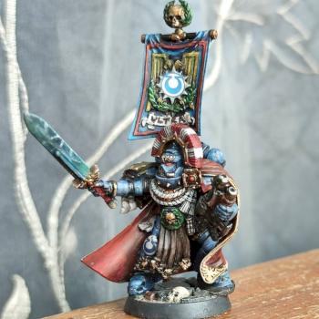 Captain of the Ultramarines 3rd Company Mikael Fabian by Sad_Dzen