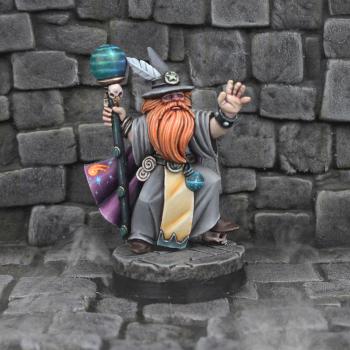 Human Wizard - Fantasy Hero Miniatures by Rhys-WWG