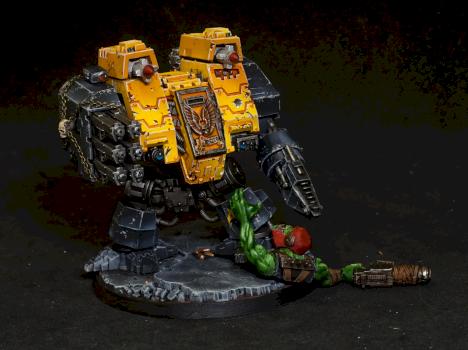 Scythes of the Emperor Ironclad dreadnought. by theromko