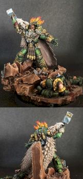 Vulkan Primarch of the Salamanders by Chris74