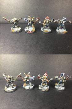 Lost Tales of Malal; Saga AOM Guards on foot by Kaleb Daark