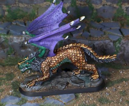 lion dragon monster by mikecarrero