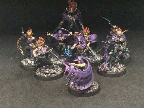 PROPAINTED WARCRY KHAINITE SHADOWSTALKERS by Eselri