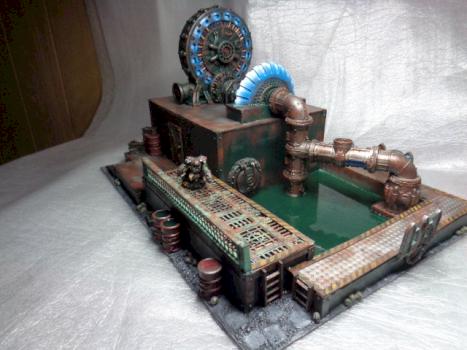 sector mechanicus haemotrope power station necromunda by thecat