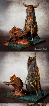 Infernal Dwarves Titan (K'dai) by Terecius