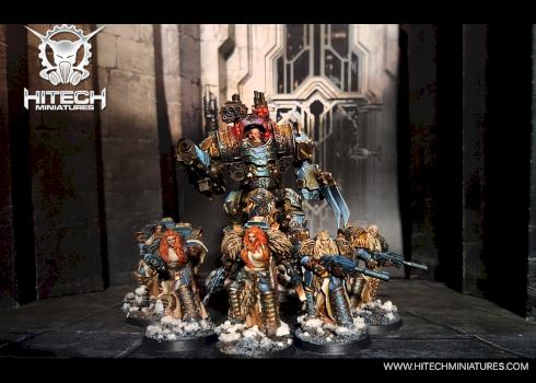 Thor walker with retinue by hitechminiatures2
