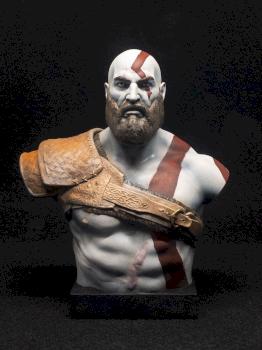 Kratos bust by NorthWindMinis
