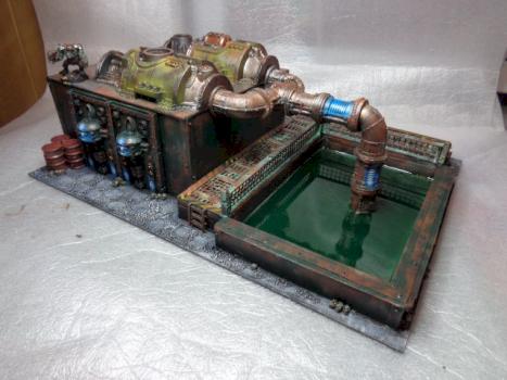 sector mechanicus chemical facility by thecat