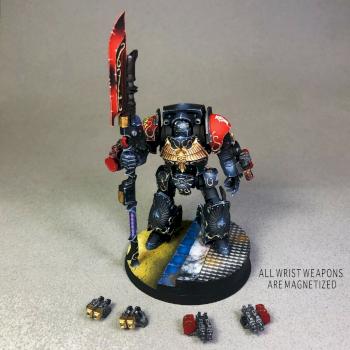 Legio Custodes Achillus Dreadnought by TheBirdsAreBlack