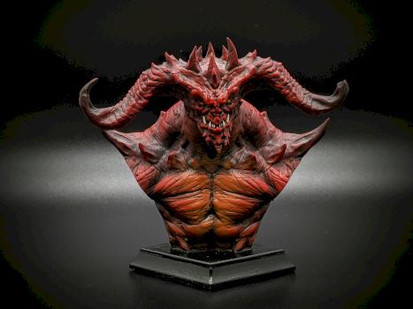 Pit Fiend Bust by garrett.wilber