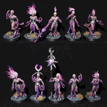 Daemonettes of Slaanesh by peckersaurus